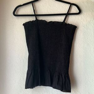 Maeve • Black Tank Top Bikini Strap Size Small